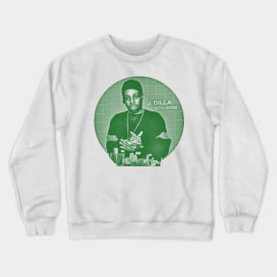 26 j dilla - green solid style, Crewneck Sweatshirt